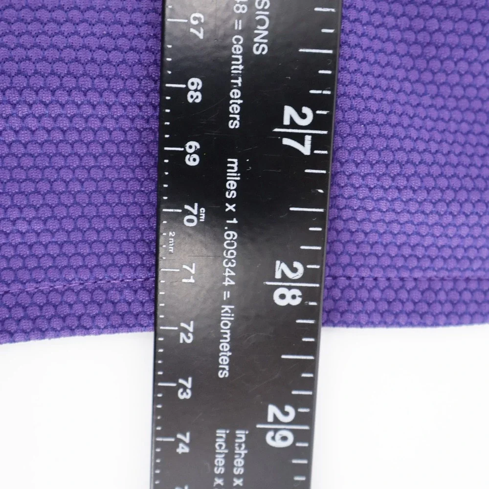 Nike Clemson‎ Tigers Dri-FIT Blade Collar Polo Purple Mens Large